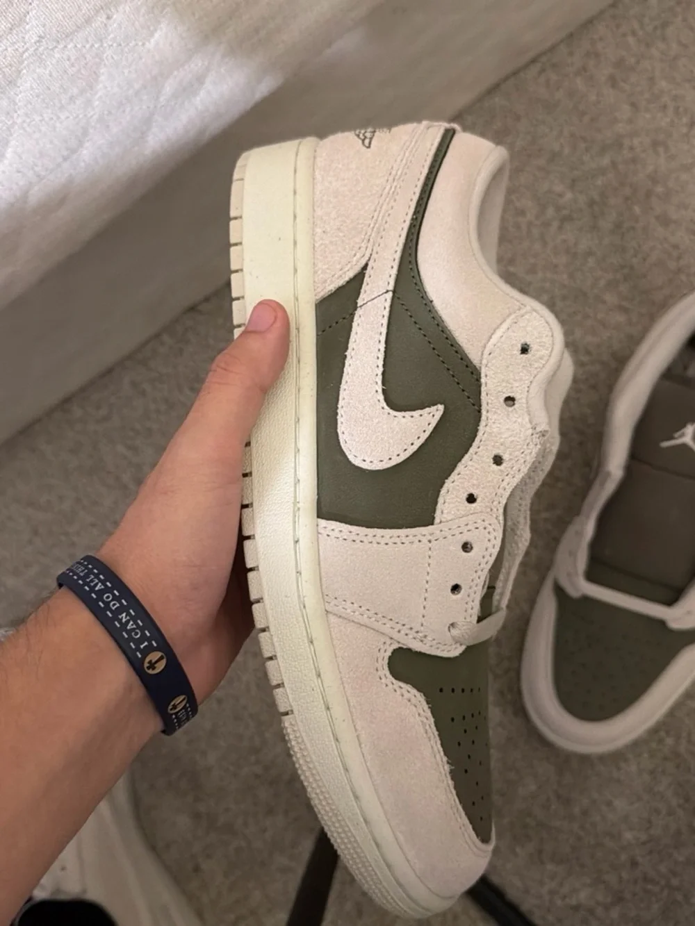 Jordan Air Jordan 1 Low SE - Olive and Brown Label
